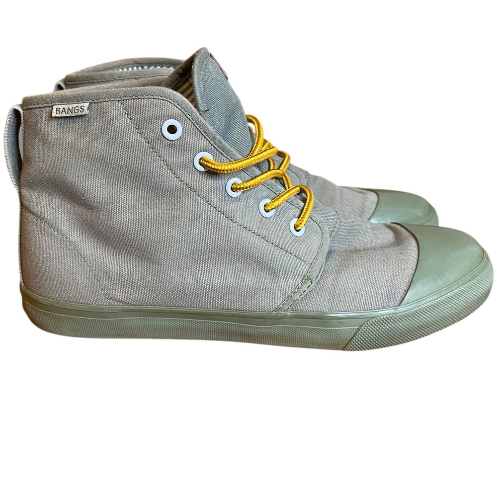 Bangs Sage High Top Canvas Unisex Sneakers Size M8  W9.5